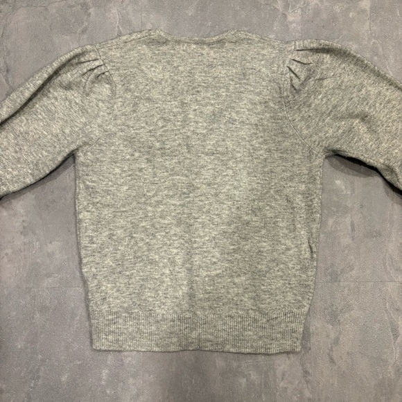 HEARTLOOM Grey Cardigan V Neck Size Medium‎ - Picture 4 of 7